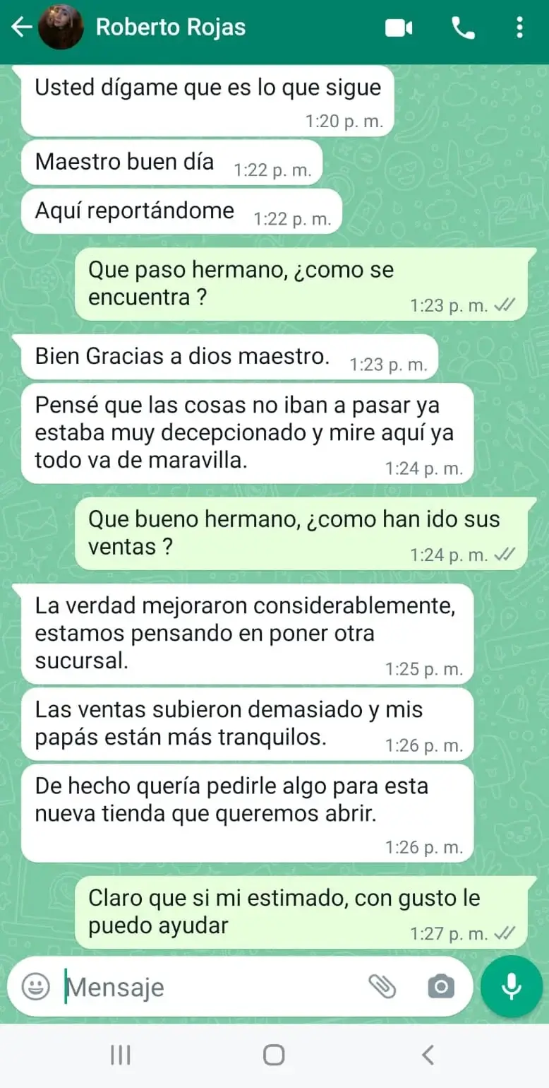 Testimonio de cliente